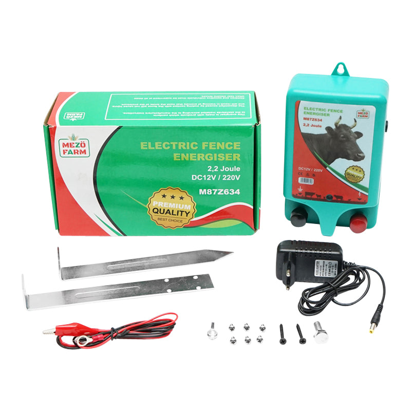 12V/220V 2.2 Joule impulse generator for electric fence Mezofarm